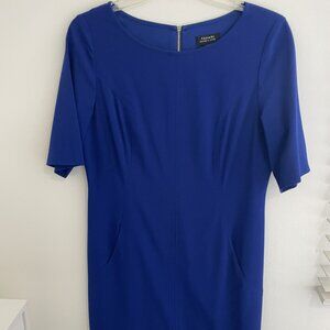Tahari Dress Size 14 blue